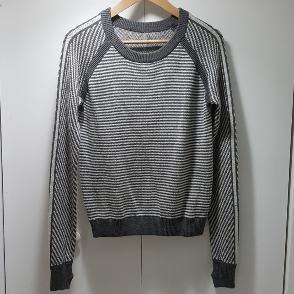 Lululemon Striped Crew Sweater - Size 4